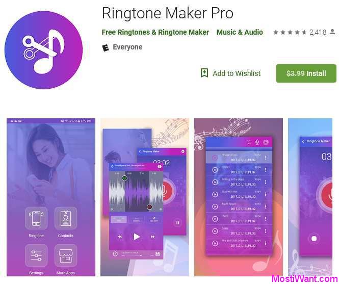 Free Download  Ringtone  Maker For Android Mobile yellowquiz